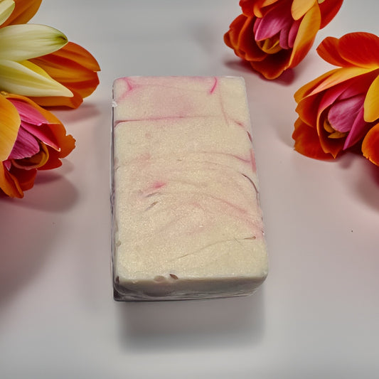 Cranberry Aspen Swirl Goat Milk Soap Bar