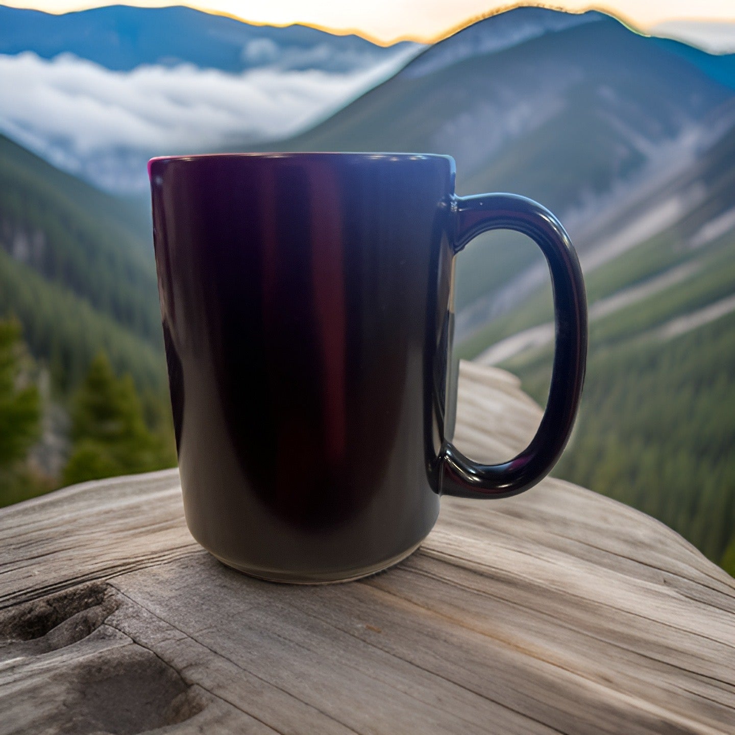 Rip's Sunrise Surprise Mug: 15 oz Color-Changing Magic for a Cowboy Good Morning by Clark Funny Farm