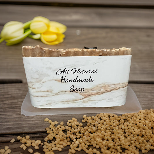 Clark Funny Farm's Golden Cashmere Elegance: Luxurious Goat Milk Soap